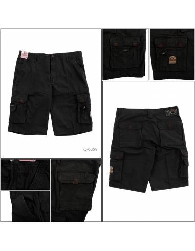 Celana Pendek Cargo Cowok Coklat Tua Cardinal...