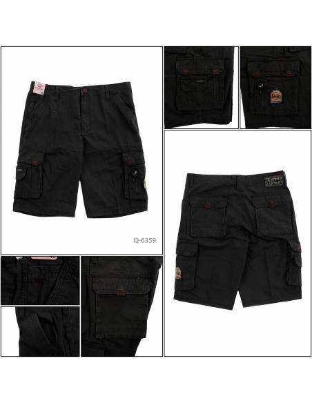 Celana Pendek Cargo Cowok Coklat Tua Cardinal 40-44