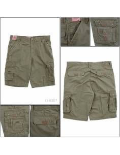 Celana Pendek Cargo Cowok Hijau Tua Cardinal 40-44