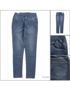 Celana Panjang Jeans Cewek Stretch Biru Tua Emerald 31-34