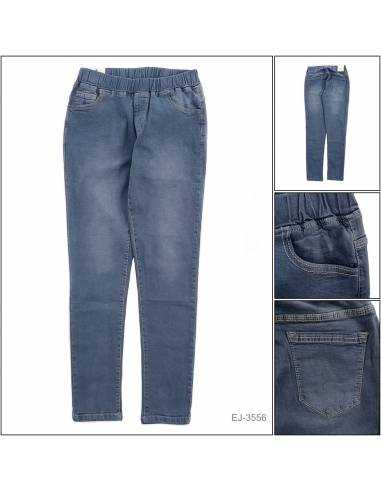 Celana Panjang Jeans Cewek Stretch Biru Tua...