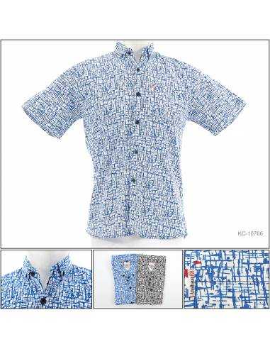 Kemeja Cowok Lengan Pendek Emergency M-XL