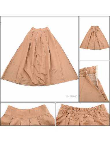 Rok Panjang/Long Skirt Coklat Muda Emerald All...