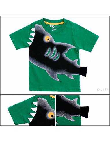 Kaos Oblong Anak Cowok Lengan Pendek Planet Kids 0