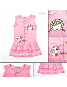 T-shirt/Atasan Tanpa Lengan Anak Cewek Geenee 1