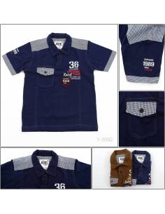 Kaos  Anak Cowok Lengan Pendek Audi 4-8