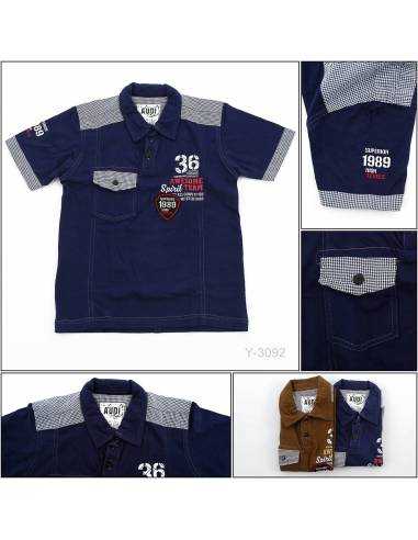 Kaos  Anak Cowok Lengan Pendek Audi 4-8