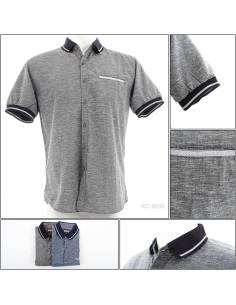 Kemeja Cowok Regular Lengan Pendek RGB L-XL