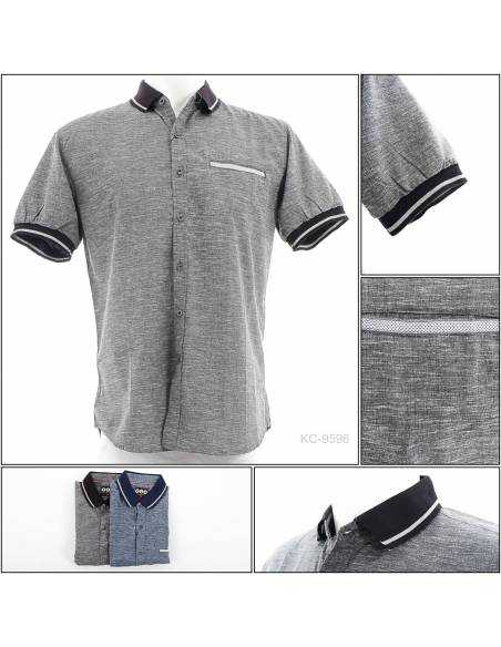 Kemeja Cowok Regular Lengan Pendek RGB L-XL