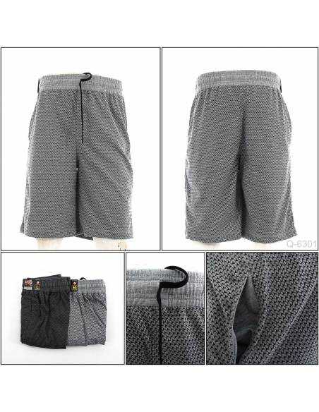 Celana Kolor Pendek/Celana Santai Cowok Abu Muda X-Bens M-XL