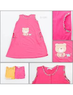 Daster/House Dress Cewek Tanpa Lengan Anne Claire All Size