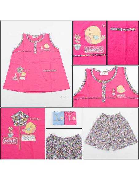Baby Doll/Baju Tidur Cewek Tanpa Lengan Anne Claire All Size