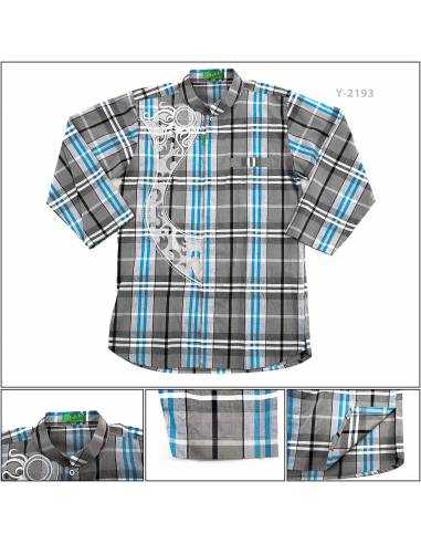 Kemeja Muslim Anak Cowok Lengan Panjang Hakiki 12