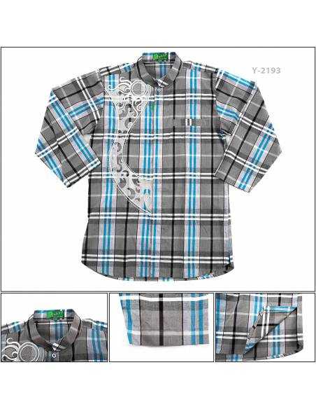 Kemeja Muslim Anak Cowok Lengan Panjang Hakiki 12