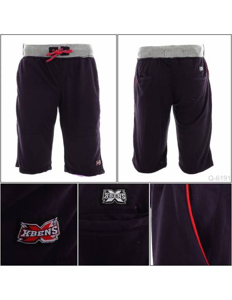 Celana Pendek Cowok Rib Kolor Biru X-Bens M-XL