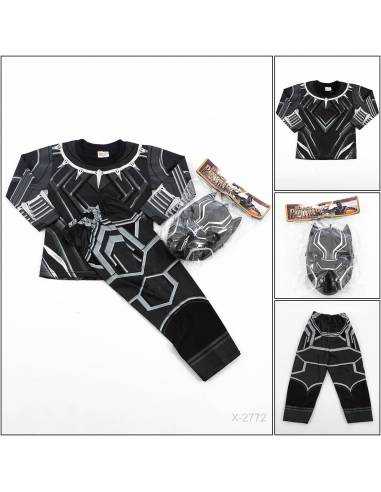 Setelan Kaos Anak Cowok+Topeng Lengan Panjang...