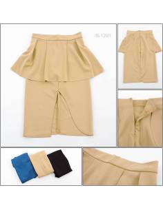 Rok Span Pendek Resleting Belakang All Size