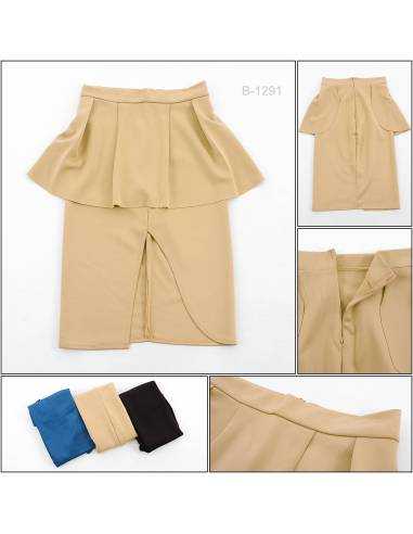 Rok Span Pendek Resleting Belakang All Size