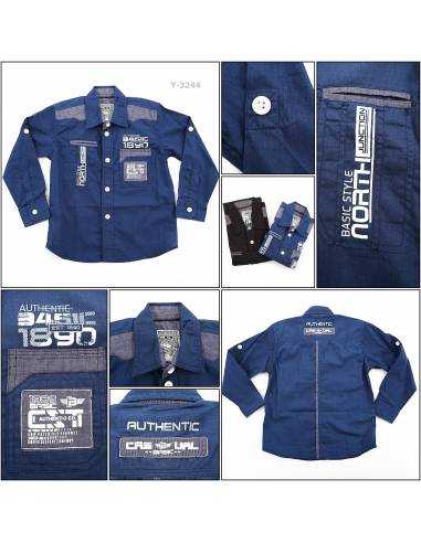 Kemeja Anak Cowok Lengan Panjang Stingray 4