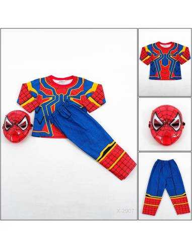 Setelan Kaos Anak Cowok+Topeng Lengan Panjang...