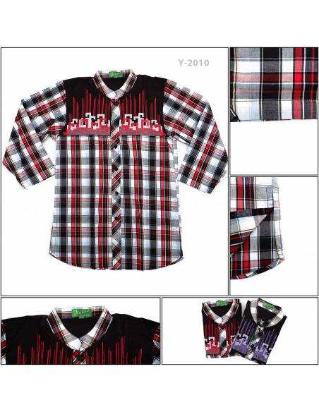 Kemeja Muslim Anak Cowok Lengan Panjang Hakiki 10-12