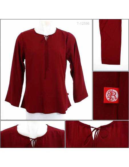 Atasan Cewek Lengan Panjang Red up M-2XL