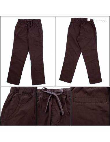 Celana Panjang Katun Cewek Abu Tua Red Up M-2XL
