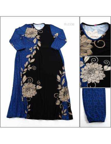 Long Dress Cewek Lengan Panjang Captain All Size