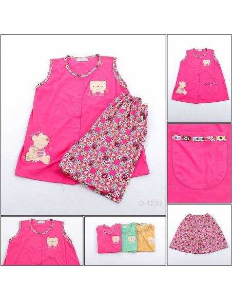 Baby Doll/Baju Tidur Cewek Tanpa Lengan Anne Claire All Size