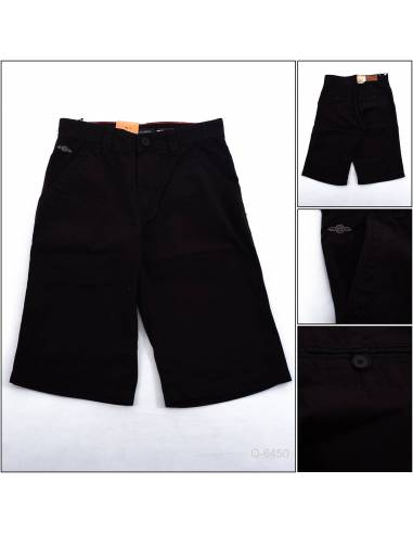 Celana Pendek Cowok Jeans Hitam Elviti 28-32