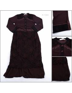 Long Dress Cewek Lengan Panjang Wil 38