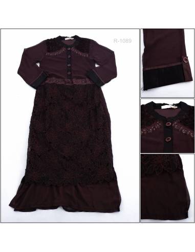 Long Dress Cewek Lengan Panjang Wil 38