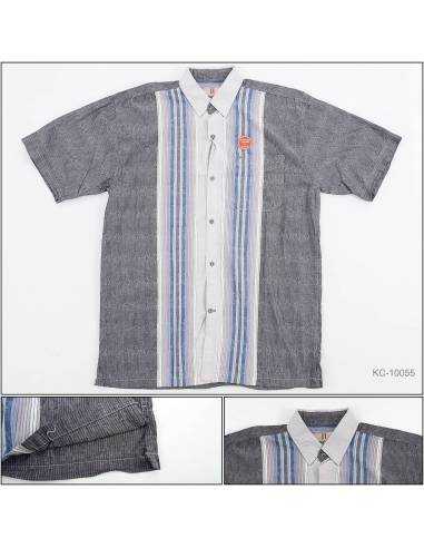 Kemeja Cowok Regular Lengan Pendek Calcio 3XL