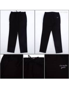 Celana Panjang Katun Cewek Hitam Arvada 2XL-4L