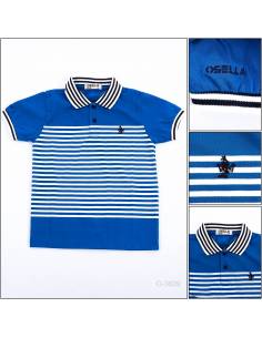 Kaos Kerah Anak Cowok Lengan Pendek Osella 4-8