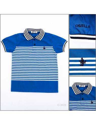 Kaos Kerah Anak Cowok Lengan Pendek Osella 4-8