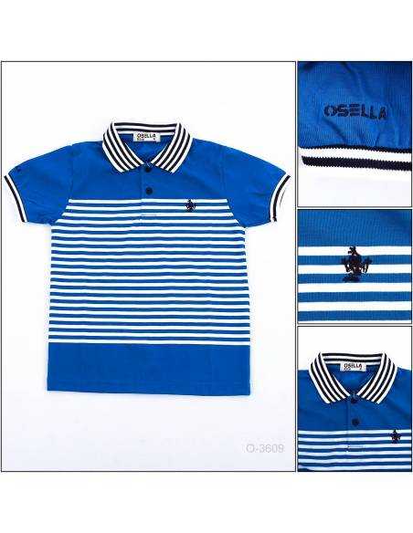 Kaos Kerah Anak Cowok Lengan Pendek Osella 4-8