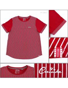 Kaos Oblong Cewek Lengan Pendek Cressida 4XL-6XL