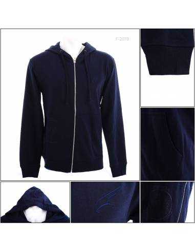 Jacket Jumper/Hoodie/Jaket Kaos Cowok Biru Tua...