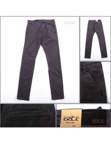 Celana Panjang Katun Slim Fit Cowok Erce 27-32