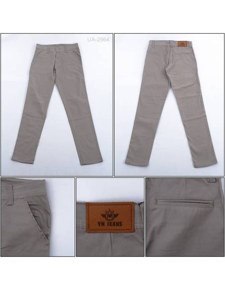 Celana Panjang Katun Slim Fit Cowok YM 28 - 32