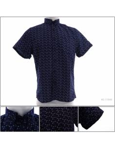 Kemeja Cowok Slim Fit Lengan Pendek Volup M-XL