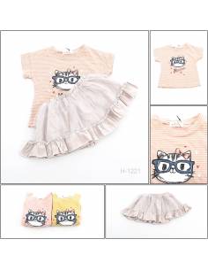 Setelan Anak Cewek/Children Clothes Lengan Pendek Min...