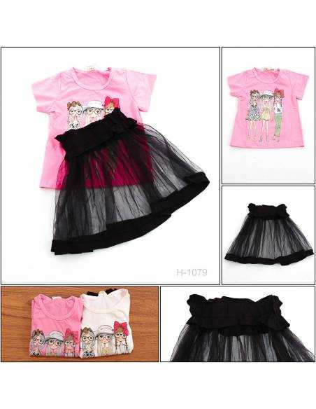 Setelan Anak Cewek Lengan/Children Clothes Pendek AiXiNyiZu 10-11