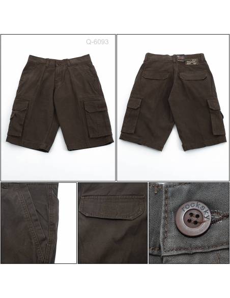 Celana Pendek Gargo Cowok Coklat Tua Rock Sky 29-34