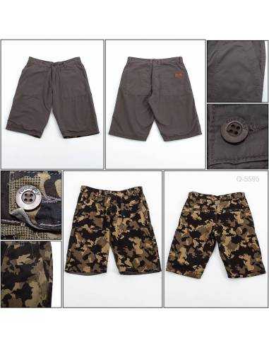Celana Pendek Cowok Bolak-balik Abu Tua Rocksky...