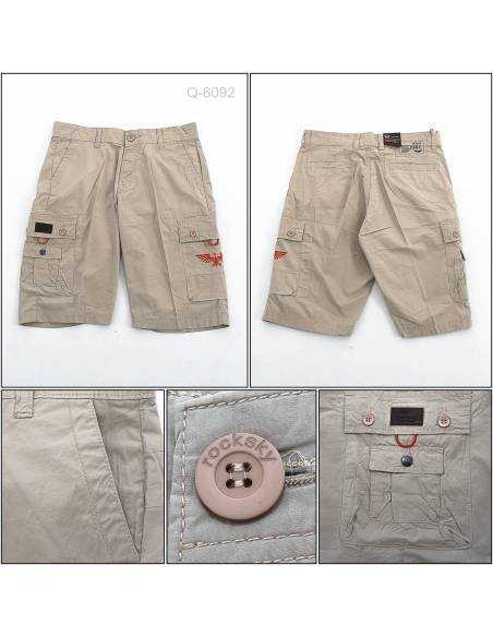 Celana Pendek Gargo Cowok Abu Muda Rock Sky 30-34