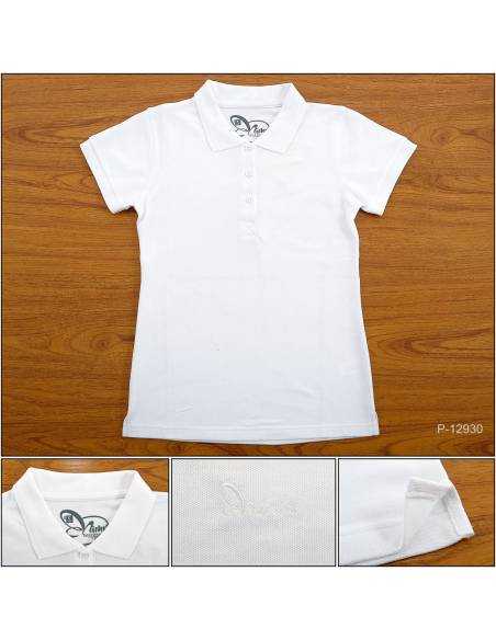 Kaos Kerah Cewek Lengan Pendek Mamm S-XL