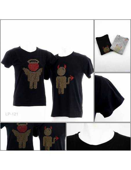 Kaos Oblong Couple Lengan Pendek Lunix All Size