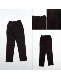 Celana Panjang Katun Cewek Hitam Emerald S-L